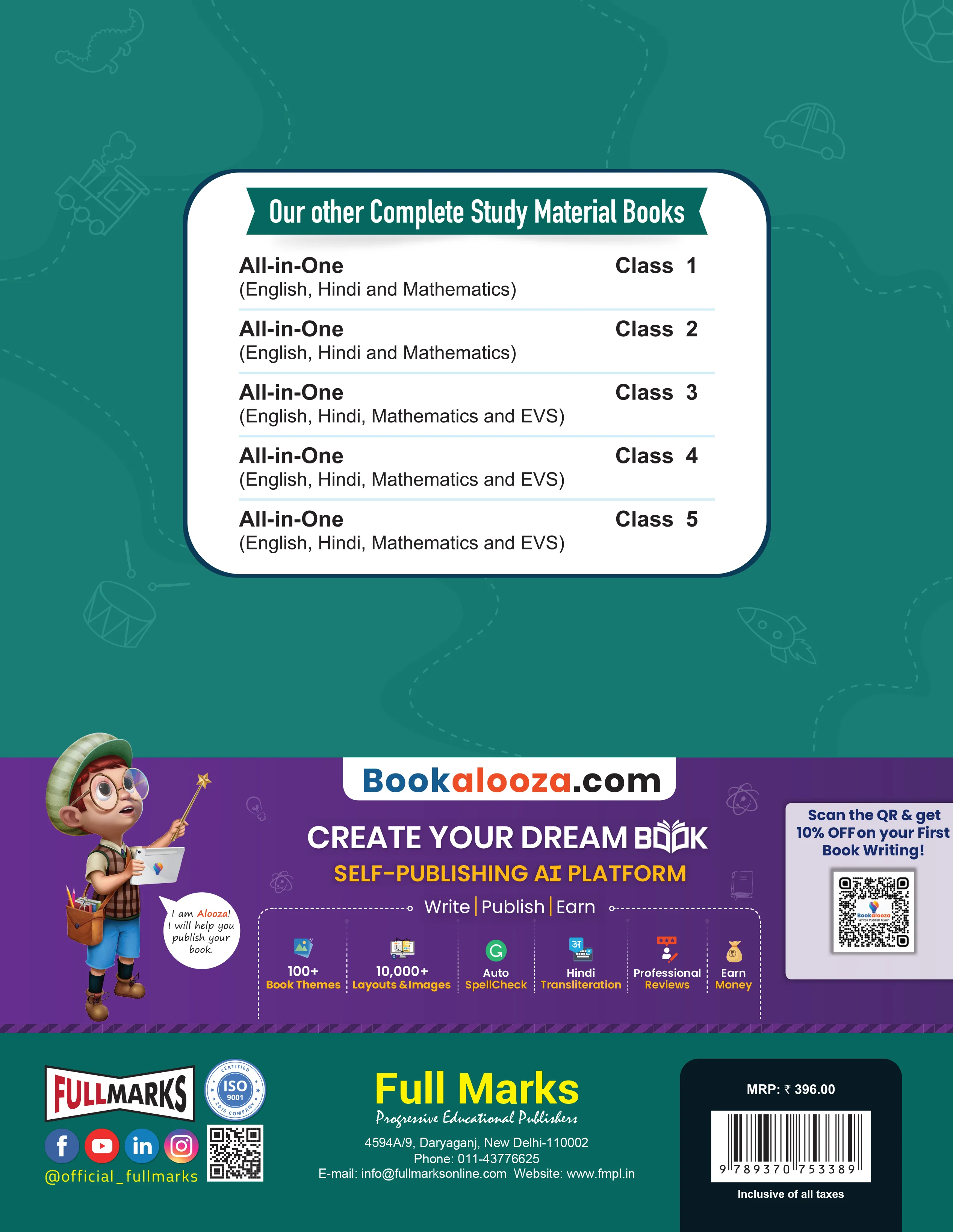 Full Marks All-in-One Class 3 | Complete Study Material for English, Hindi, Maths & EVS | Based on New NCERT Textbooks – Santoor, Veena, Maths Mela, Our Wondrous World | Aligned with Latest CBSE Syllabus - Image 3