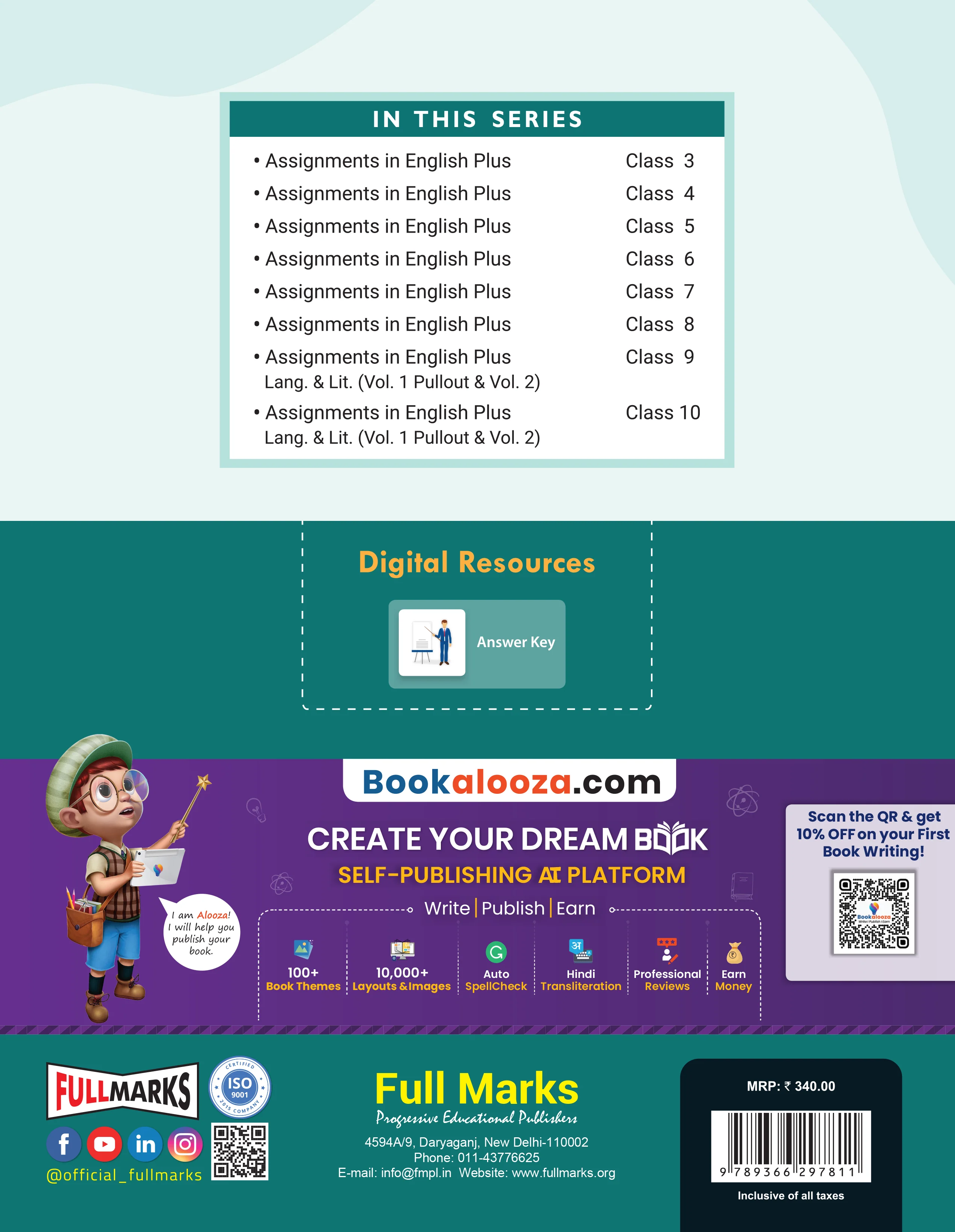 Full Marks Assignments in English Plus Ver.2 for Class 4 - Image 2