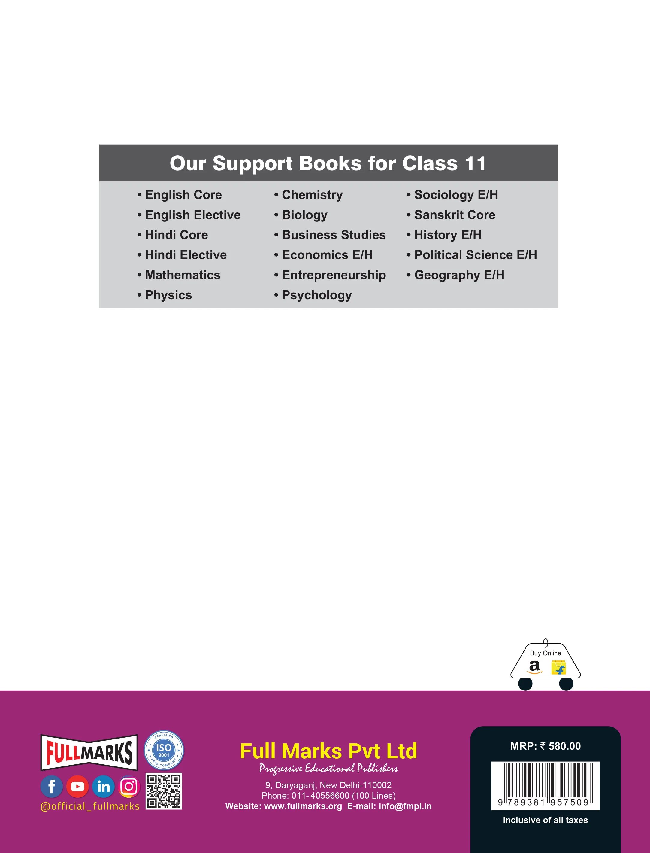 Full Marks Physics Complete Study Material Class 11 | Based on Latest NCERT Textbook Physics (Part 1 & 2) and CBSE Syllabus | Includes Chapterwise Summary, Solved Q/A, Practice Papers and More - Image 3