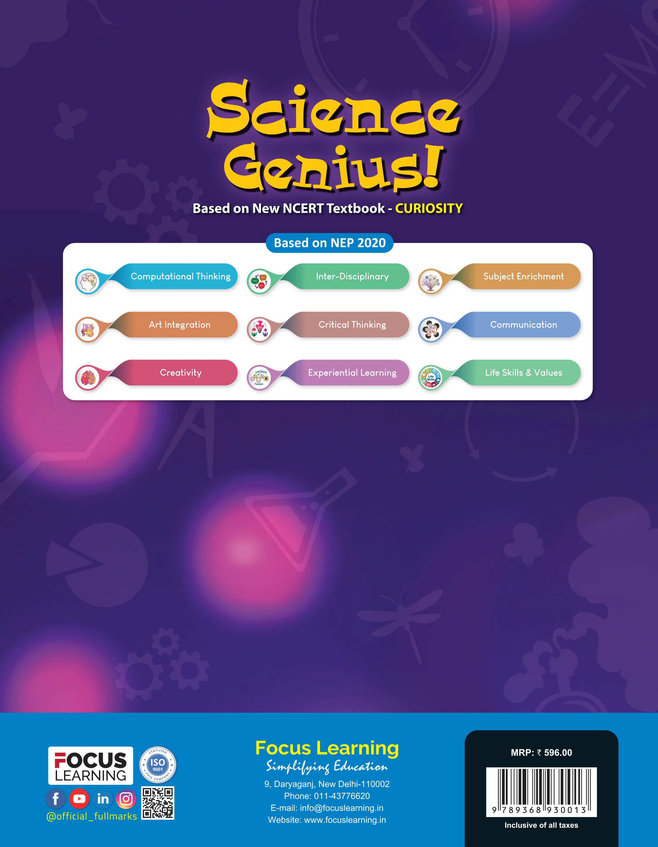 Focus Learning Science Genius for Class 6 | Based on New NCERT Textbook Curiosity | In Accordance with NCF 2023 - Image 2