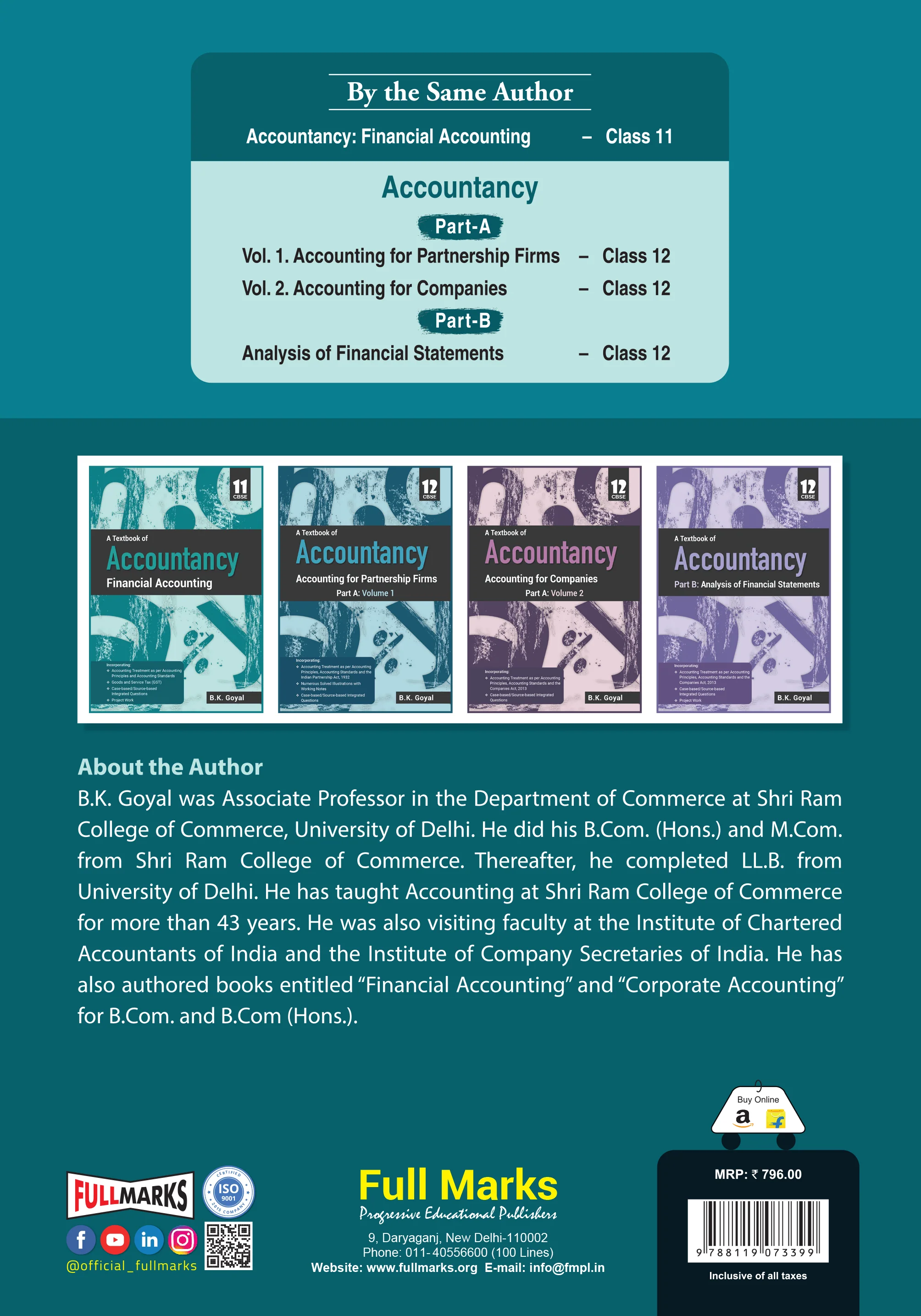 Full Marks Accountancy Textbook for Class 11 | Based on Financial Accounting | Aligned with Latest CBSE Syllabus - Image 2