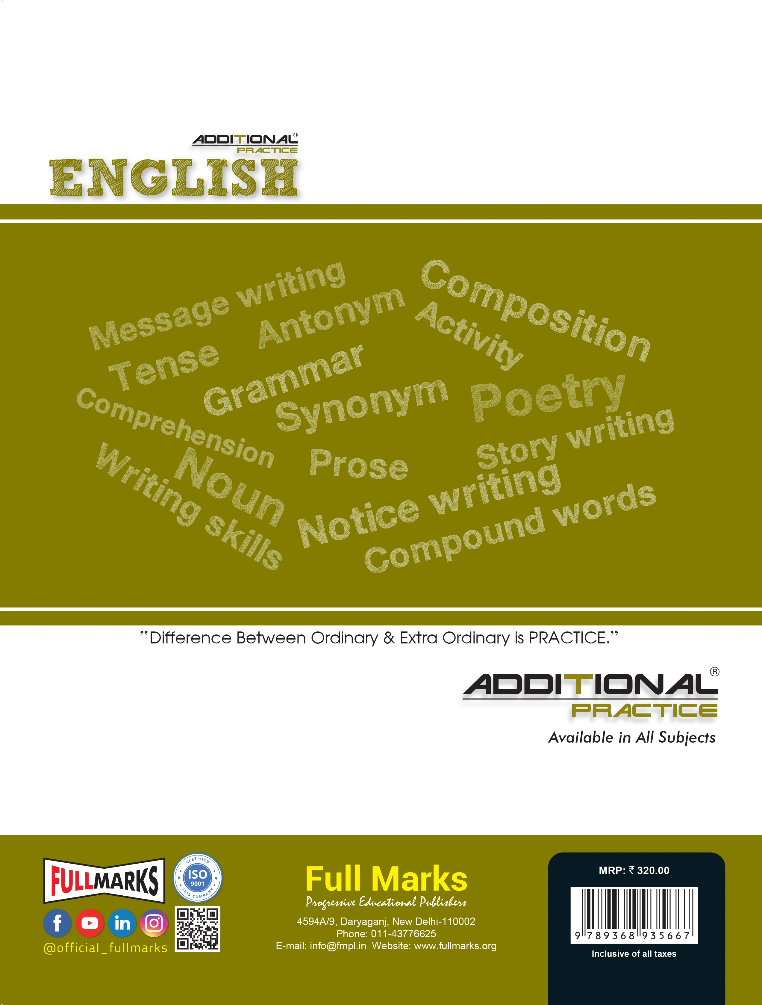 Full Marks Additional Practice – English Workbook Class 10 | Based on NCERT Textbook First Flight & Footprints without Feet - Image 2