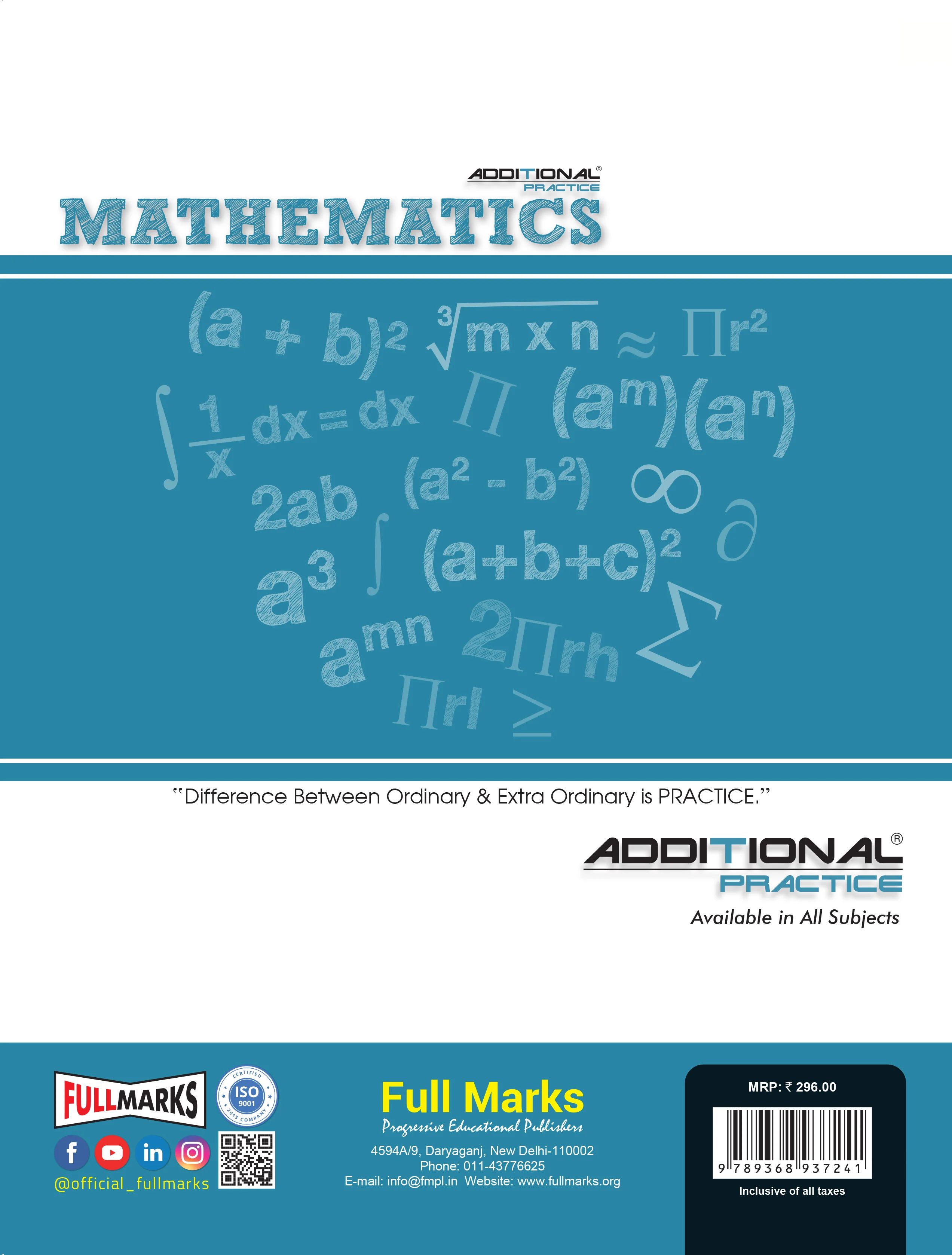 Full Marks Additional Practice – Mathematics Worksheets Class 9 | Based on NCERT Textbook - Image 2