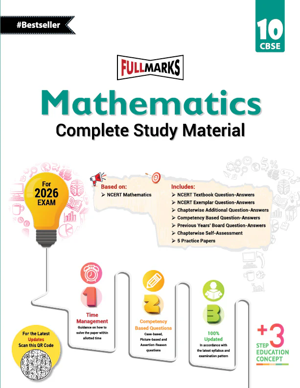 Full Marks Class 10 Combo of 3 Books - Mathematics + Science + Social Science | Complete Study Material - Image 2