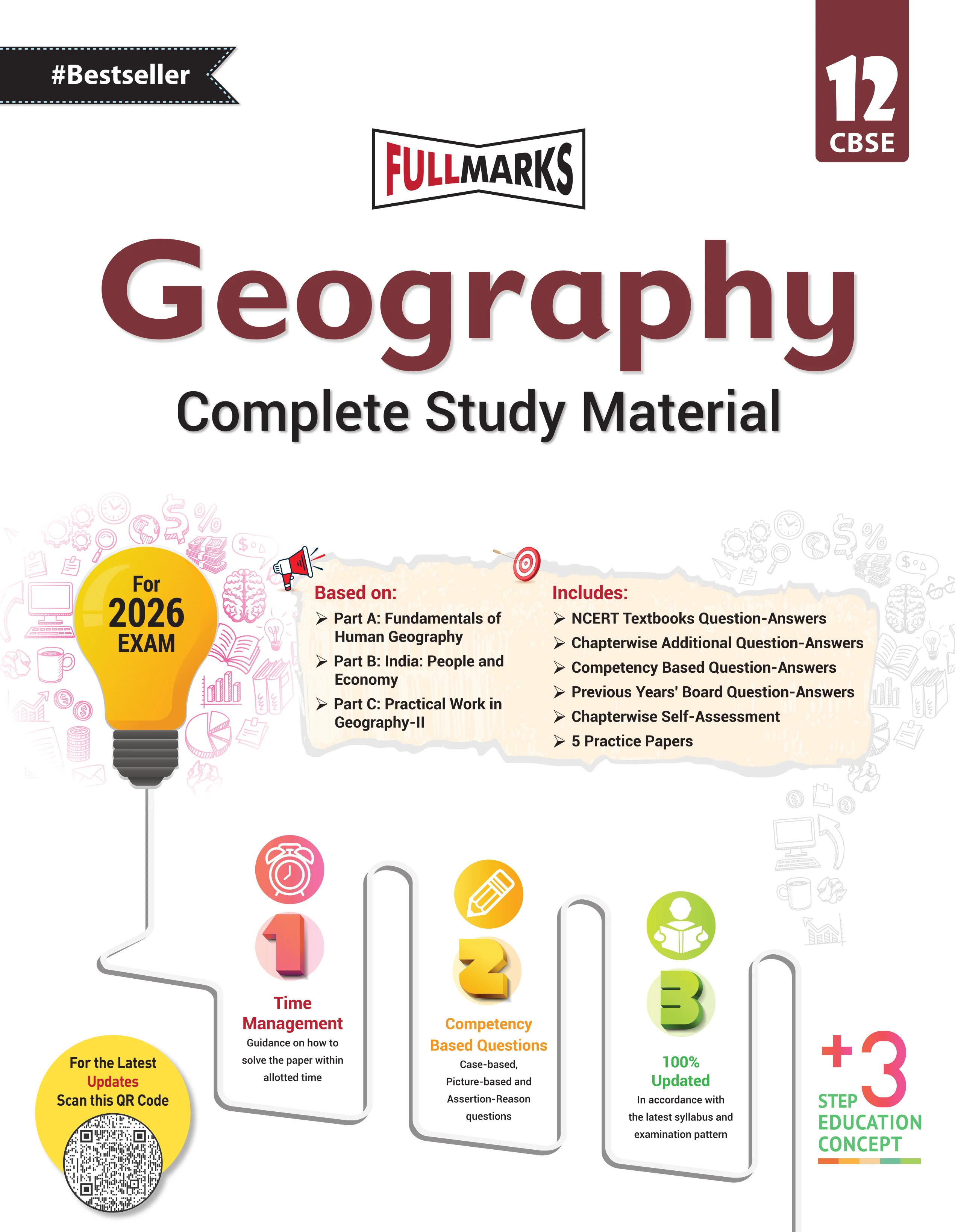 Full Marks Class 12 Combo of 5 Books - English Core + History + Geography + Sociology + Political Science | Complete Study Material - Image 4