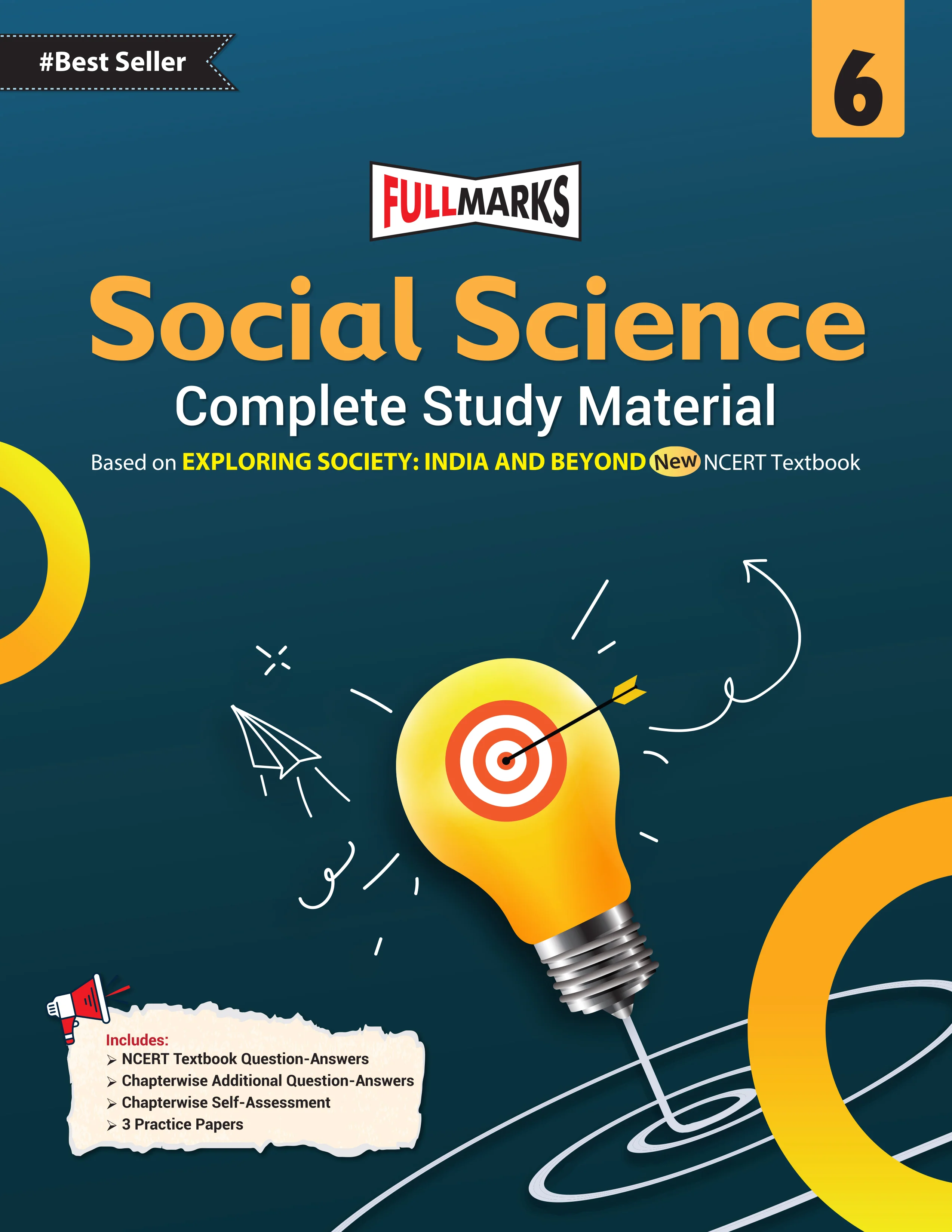 Full Marks Class 6 Combo of 3 Books - Mathematics (GANITA PRAKASH) + Science (CURIOSITY) + Social Science (EXPLORING SOCIETY) | Complete Study Material - Image 4