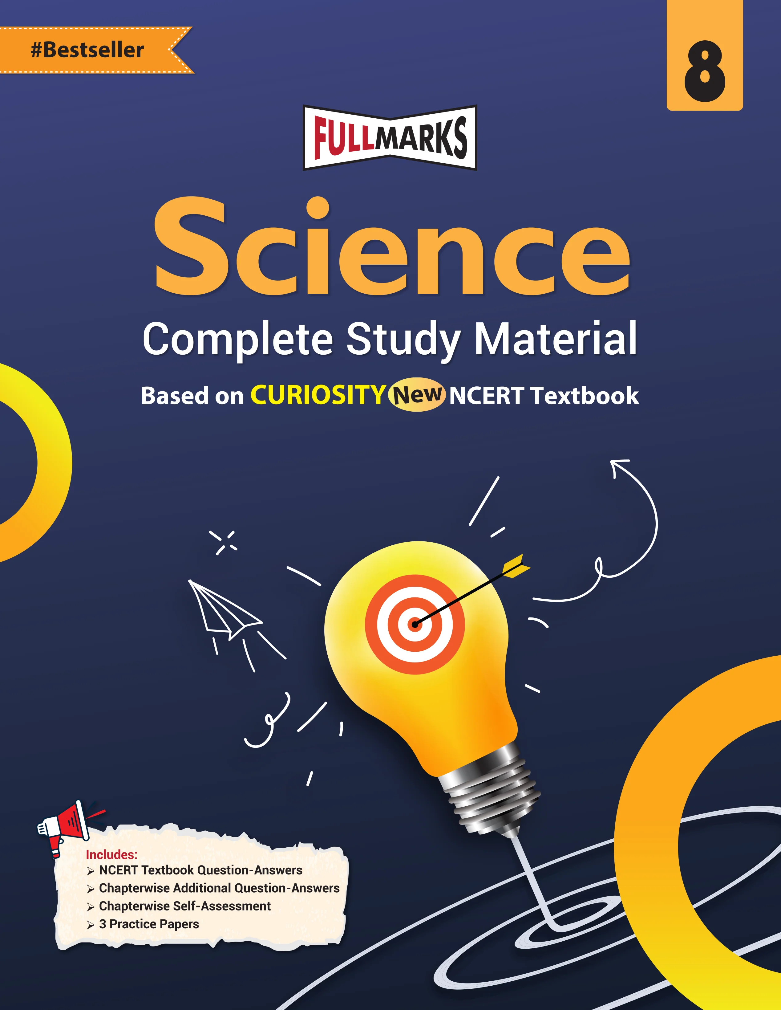 Full Marks Class 8 Combo of 3 Books - Mathematics (GANITA PRAKASH) + Science (CURIOSITY) + Social Science (EXPLORING SOCIETY) | Complete Study Material - Image 3
