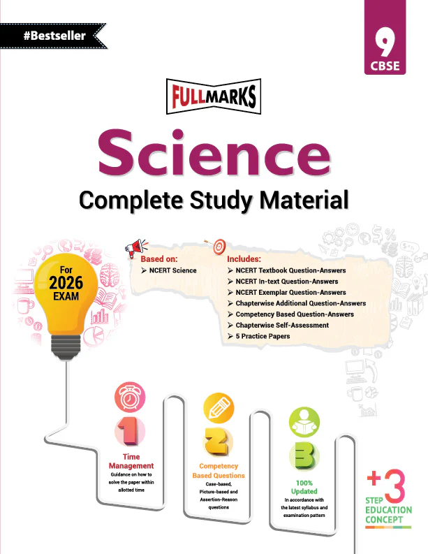 Full Marks Class 9 Combo of 3 Books - Mathematics + Science + Social Science | Complete Study Material - Image 3