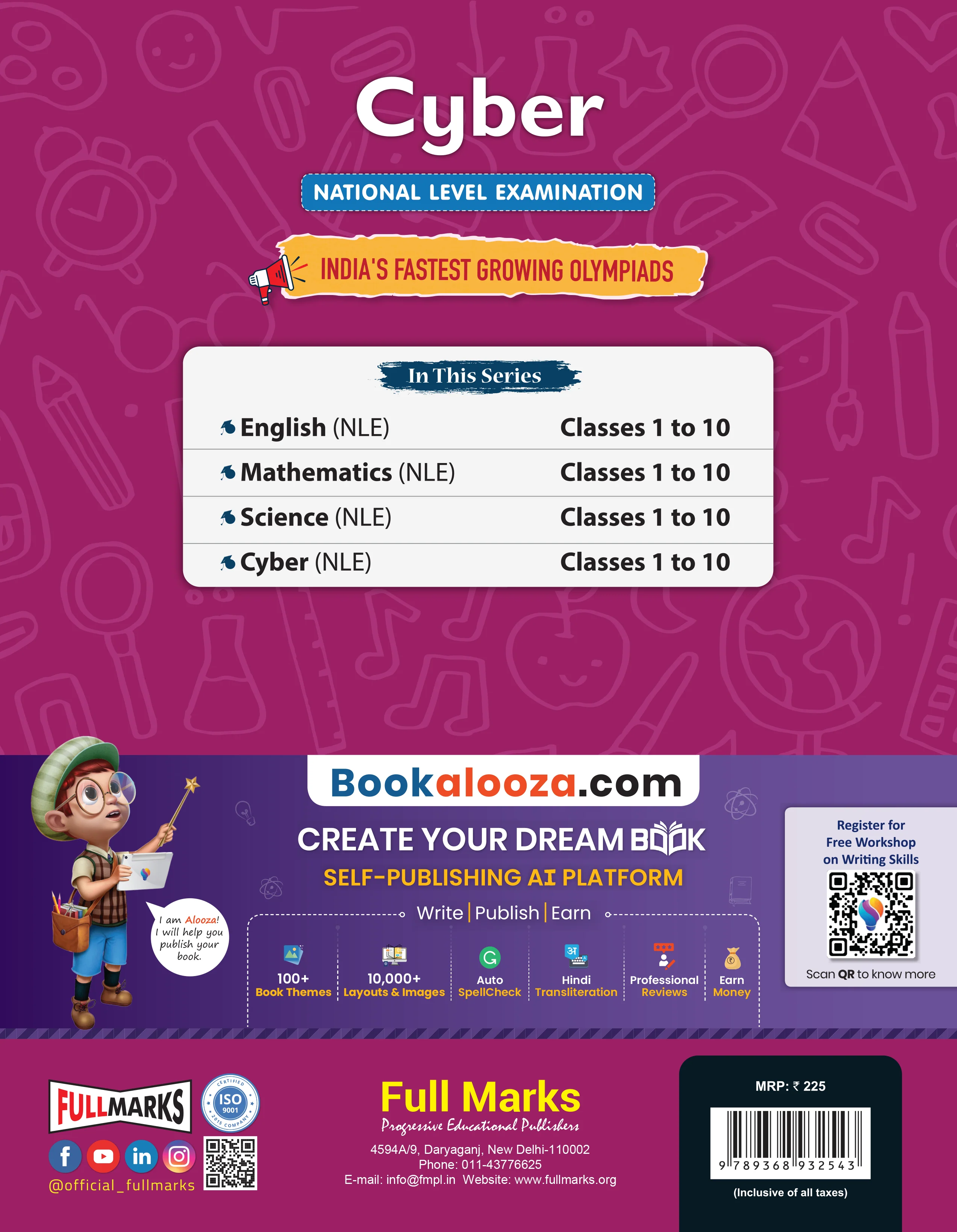 Full Marks Cyber NLE Olympiad Prep Book for Class 3: Aligned with Bloom's Taxonomy, NCERT Syllabus, HOTS, and Model Test Papers | Strengthens Problem-Solving Skills | Ideal for 2025 & 2026 Olympiads - Image 2