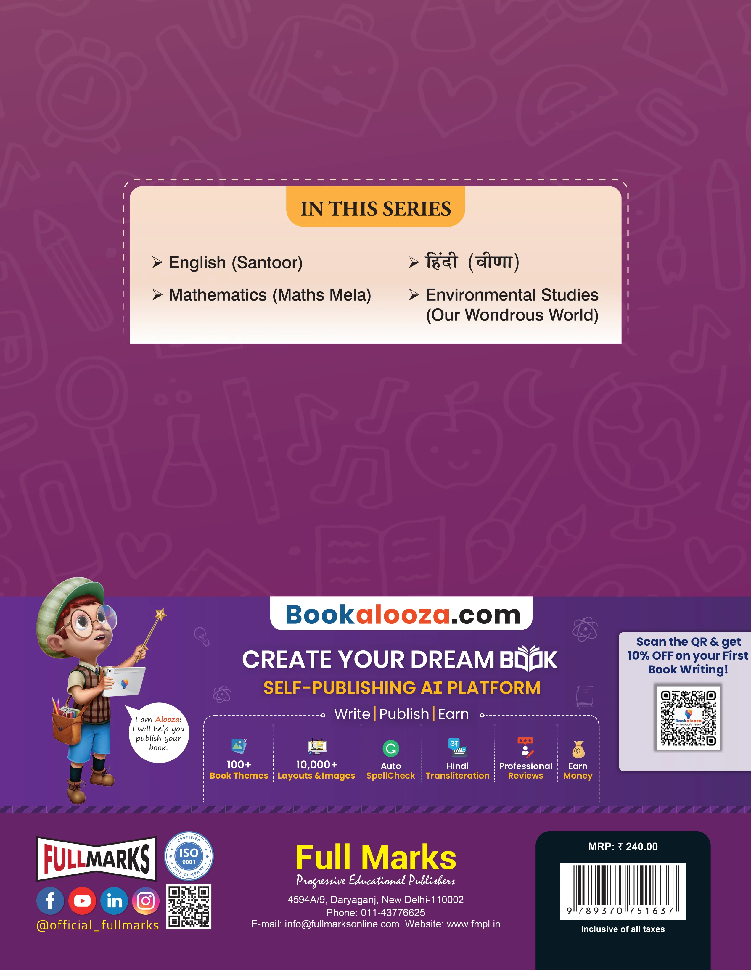 Full Marks Hindi Complete Study Material Class 5 | Based on New NCERT Textbook Veena and CBSE Syllabus | Includes Chapterwise Summary, Solved Q/A, Practice Papers and More - Image 3