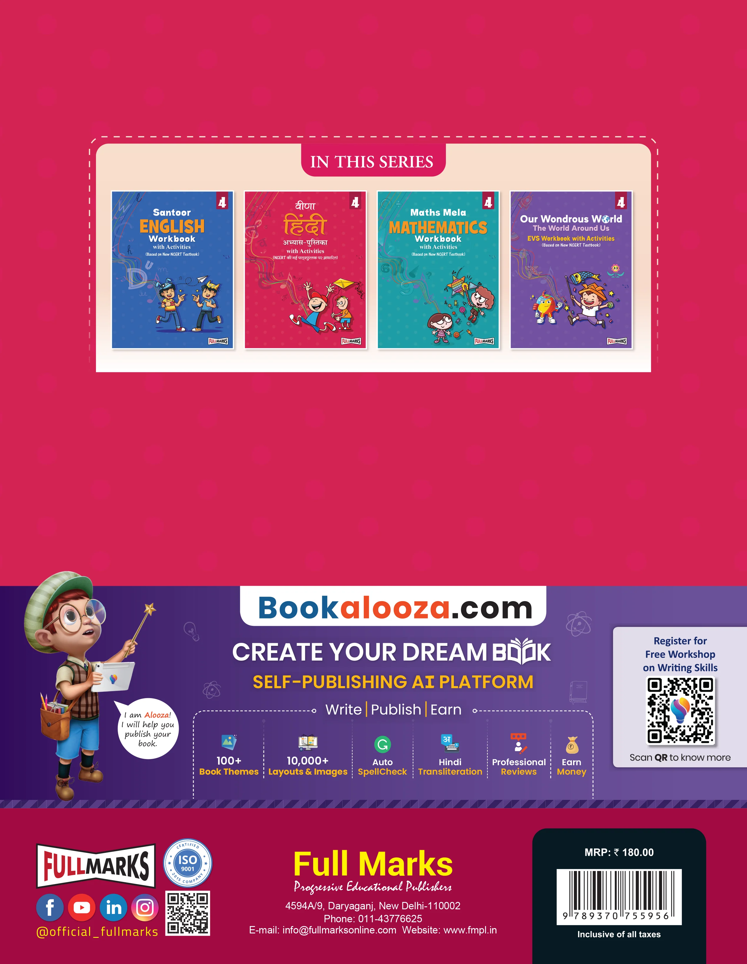 Full Marks Hindi Workbook (With Activities) Class 4 | Based on Latest NCERT Textbook Veena and CBSE Syllabus | Includes Chapterwise Summary, Practice Papers and More - Image 2