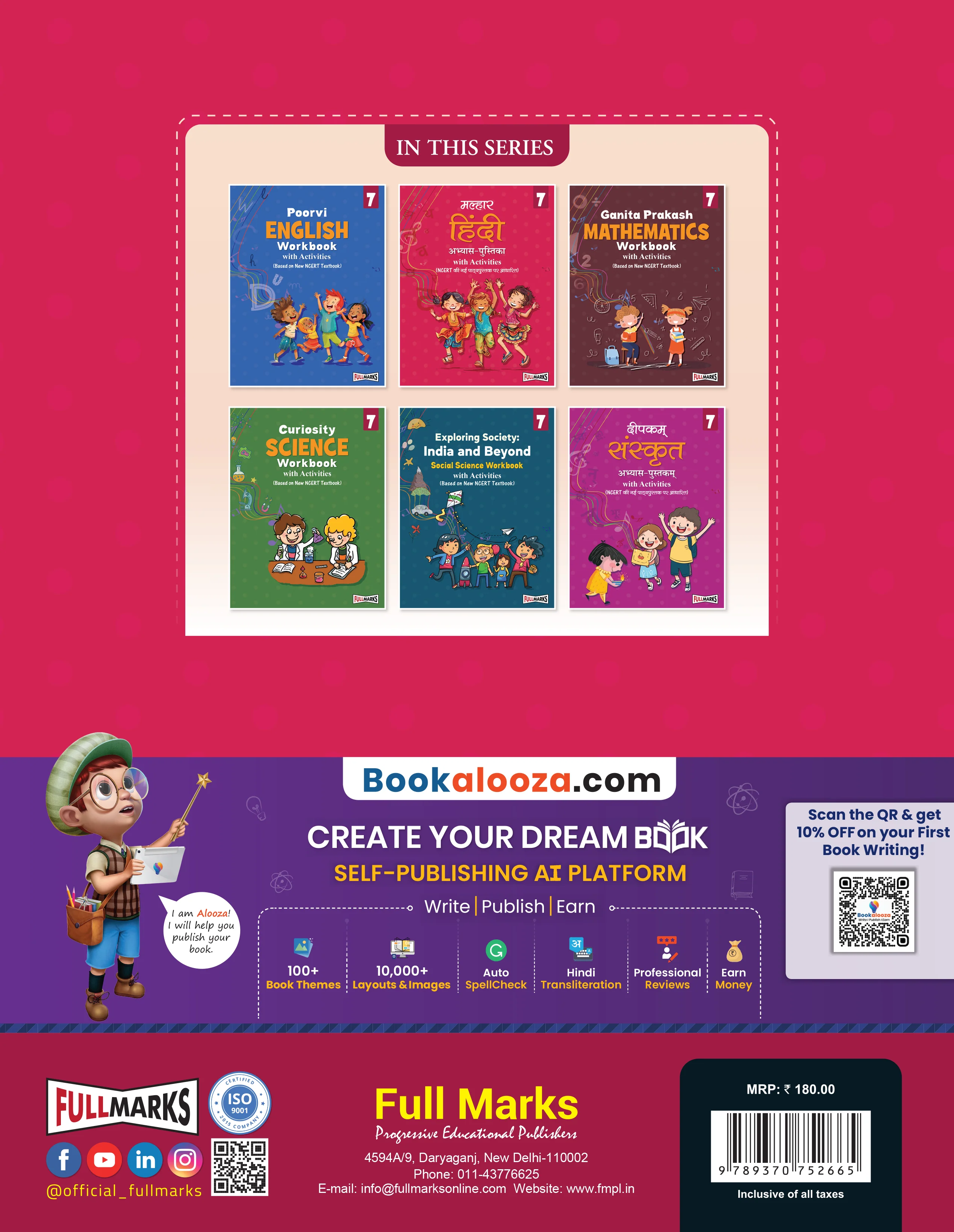 Full Marks Hindi Workbook (With Activities) Class 7 | Based on Latest NCERT Textbook Malhar and CBSE Syllabus | Includes Chapterwise Summary, Solved Q/A, Practice Papers and More - Image 2