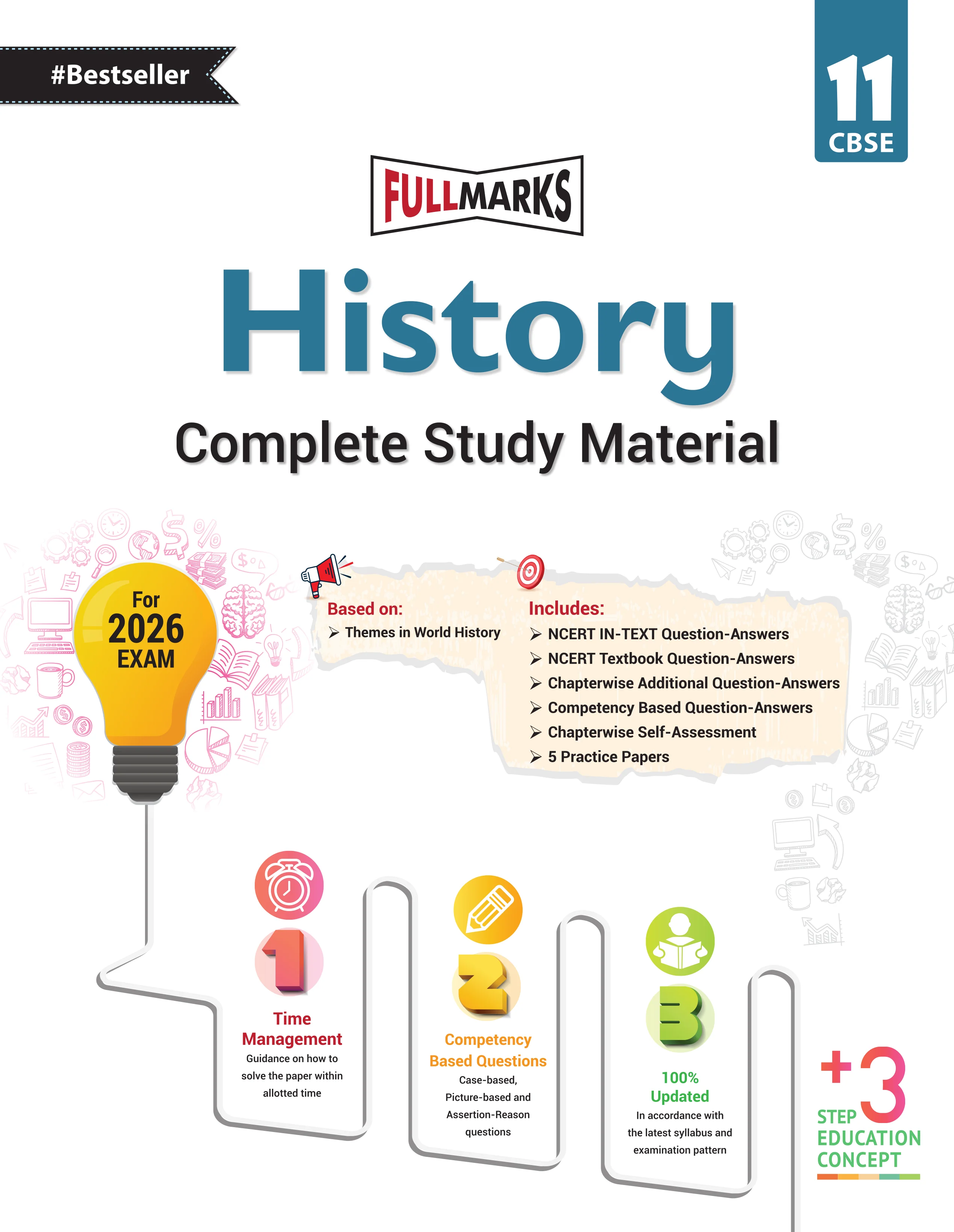 Full Marks History Complete Study Material Class 11 | Based on Latest NCERT Textbook Themes in World History | Includes Chapterwise Summary, Solved Q/A, Practice Papers and More - Image 2