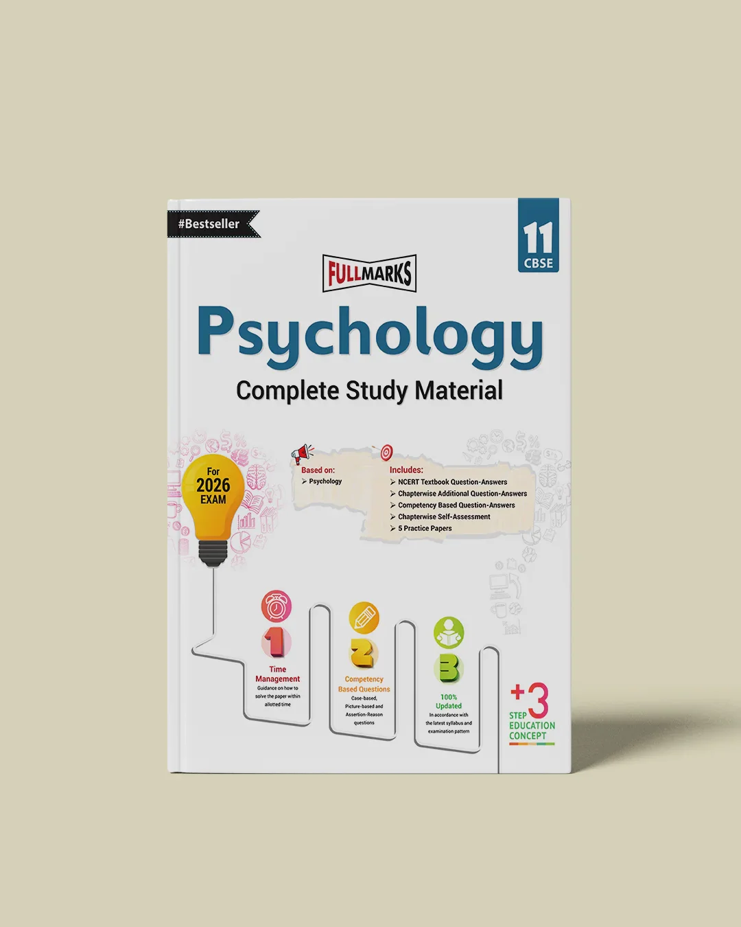 Full Marks Psychology Complete Study Material Class 11 | Based on Latest NCERT Textbook Psychology and CBSE Syllabus | Includes Chapterwise Summary, Solved Q/A, Practice Papers and More