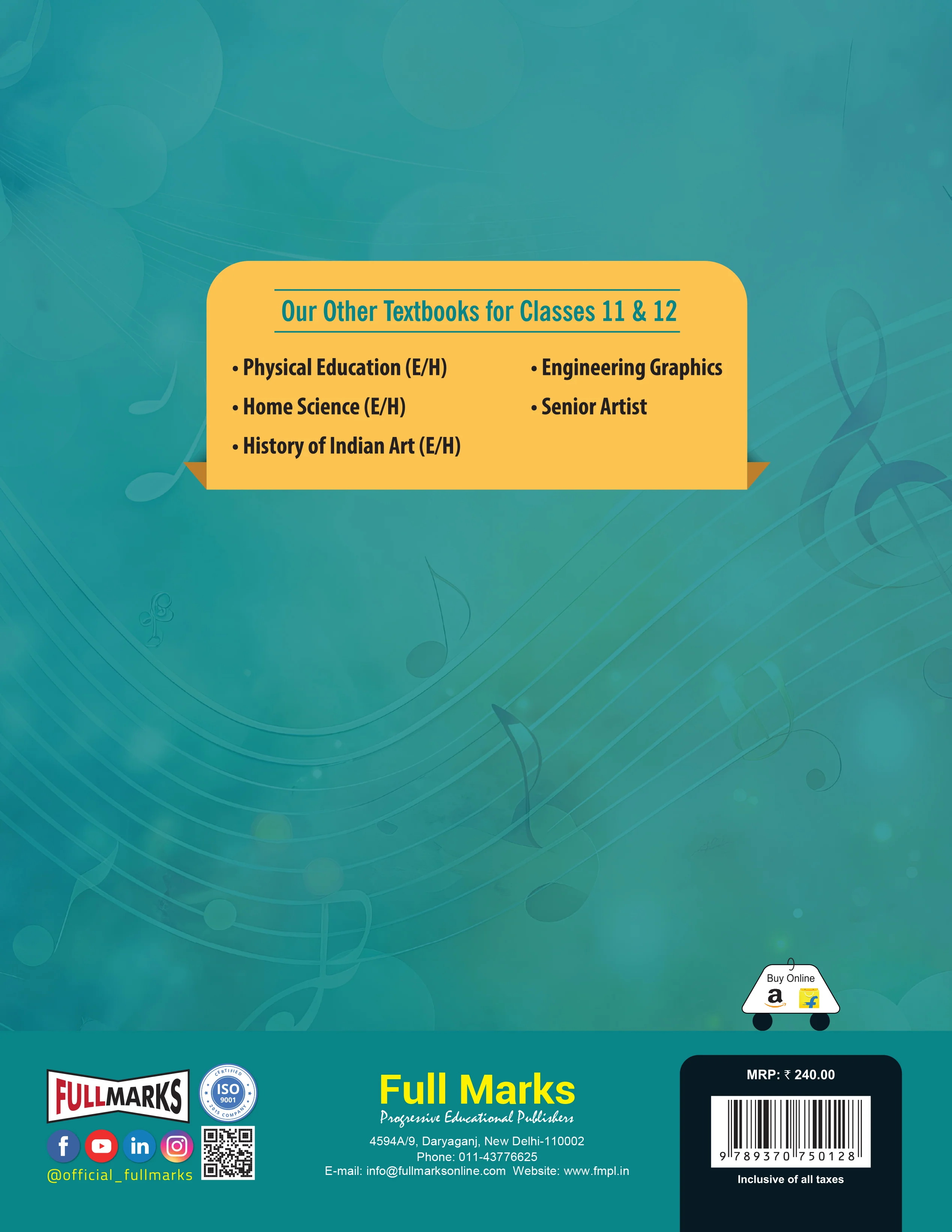 Full Marks Sargam – A Textbook of Music Ver. 1 for Class 12 | Based on Latest CBSE Syllabus | For Subject Codes 034 & 035 - Image 2