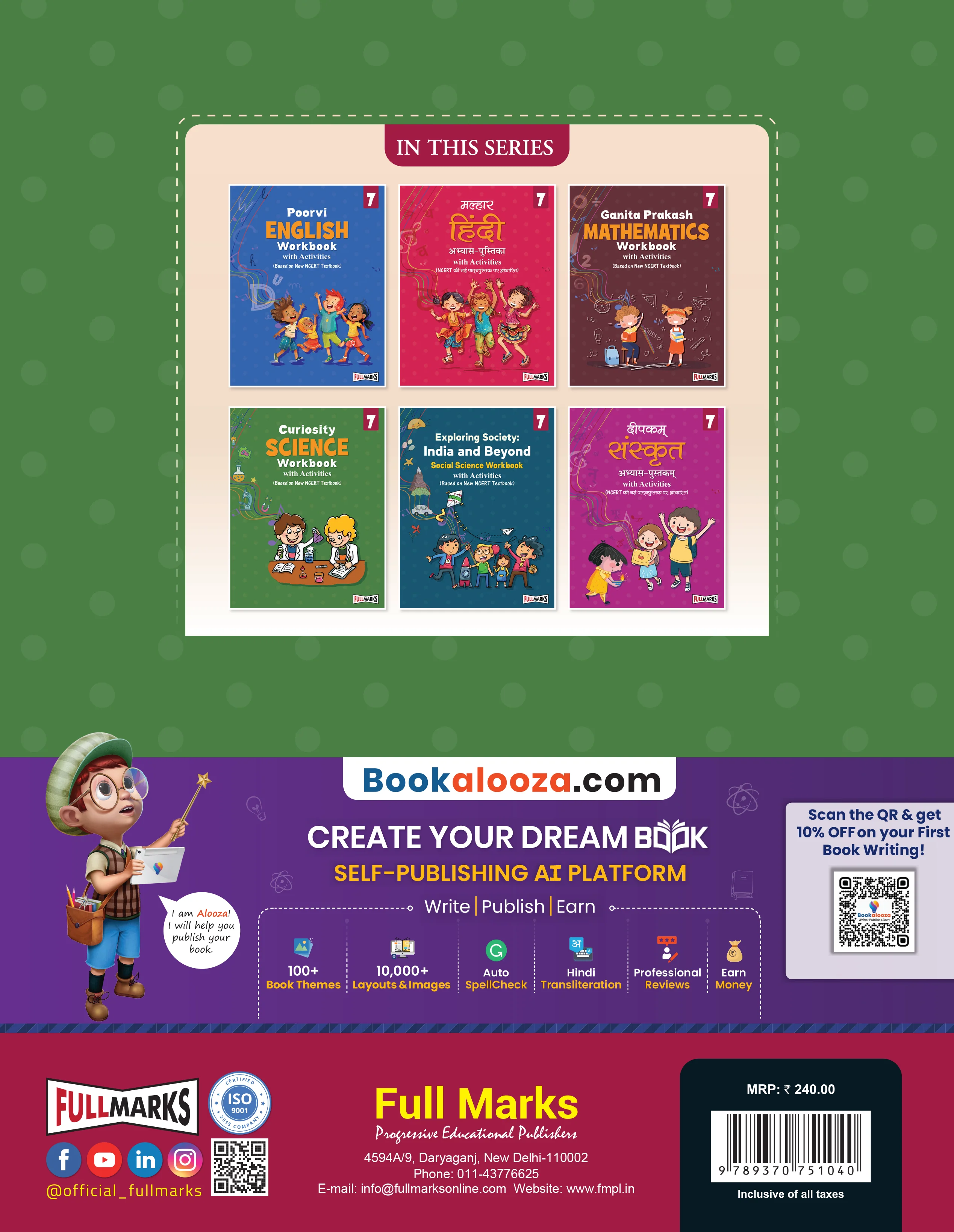 Full Marks Science Workbook (With Activities) Class 7 | Based on Latest NCERT Textbook Curiosity and CBSE Syllabus | Includes Chapterwise Summary, Solved Q/A, Practice Papers and More - Image 2