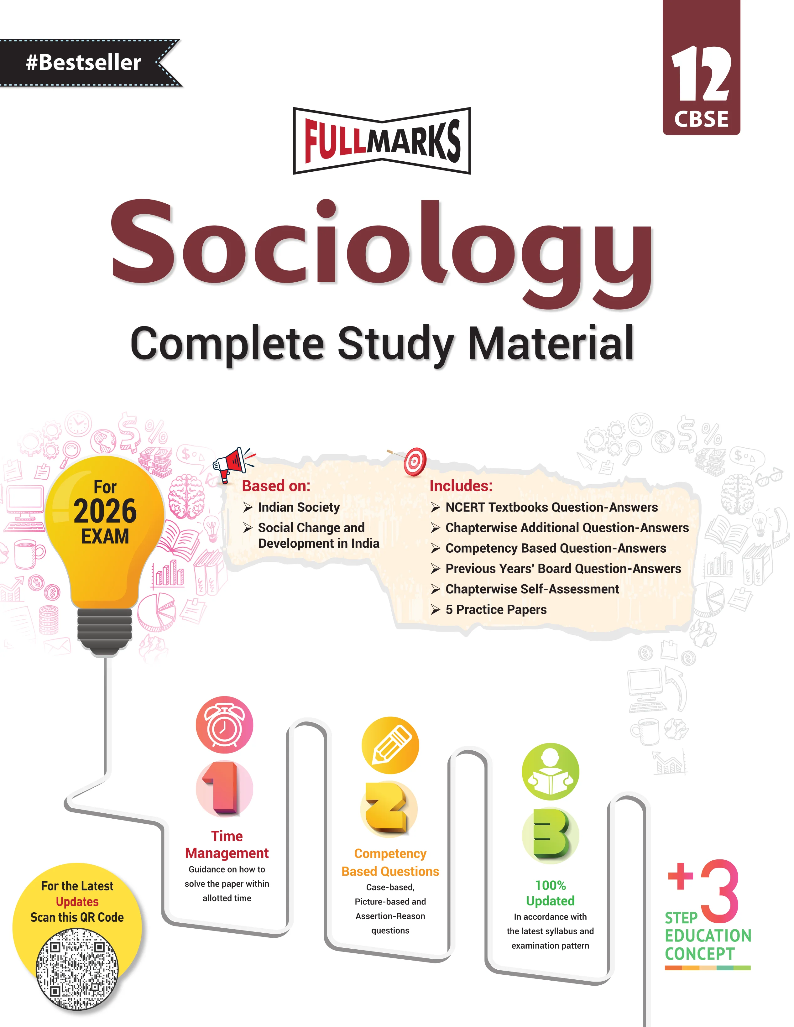 Full Marks Sociology Complete Study Material Class 12 | Based on Latest NCERT Textbook Sociology (Indian Society, Social change and development in India) | Includes Chapterwise Summary, Solved Q/A, Practice Papers and More - Image 2