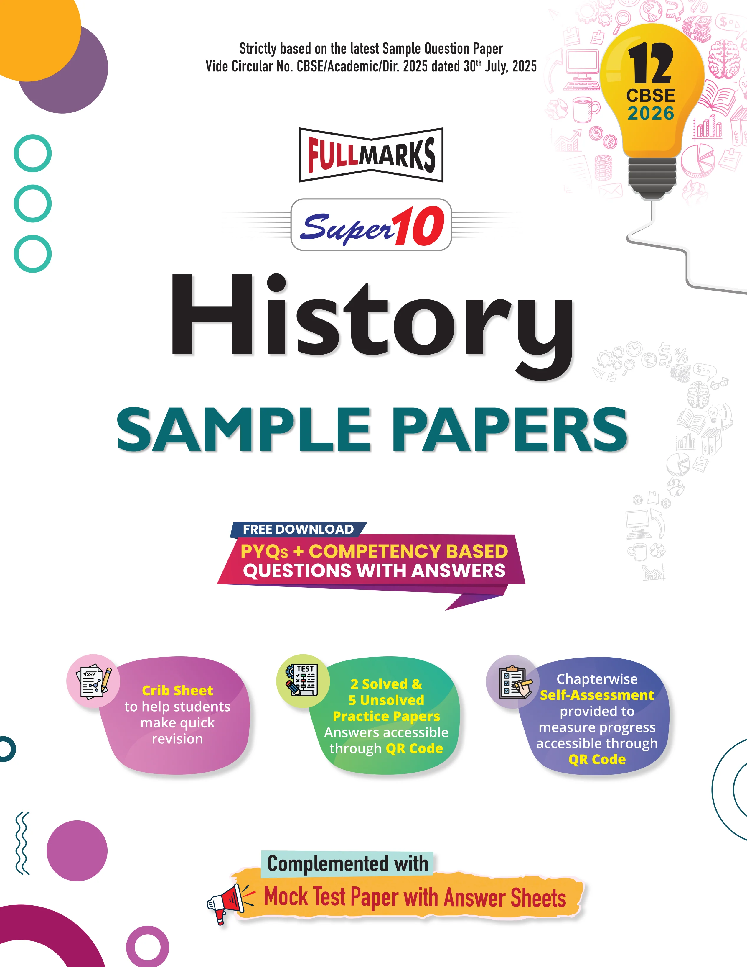 Full Marks Super 10 Sample Paper Combo of 3 for Class 12 – English Core + Hindi Core + History | Latest Sample Papers for CBSE 2026 Exam - Image 4