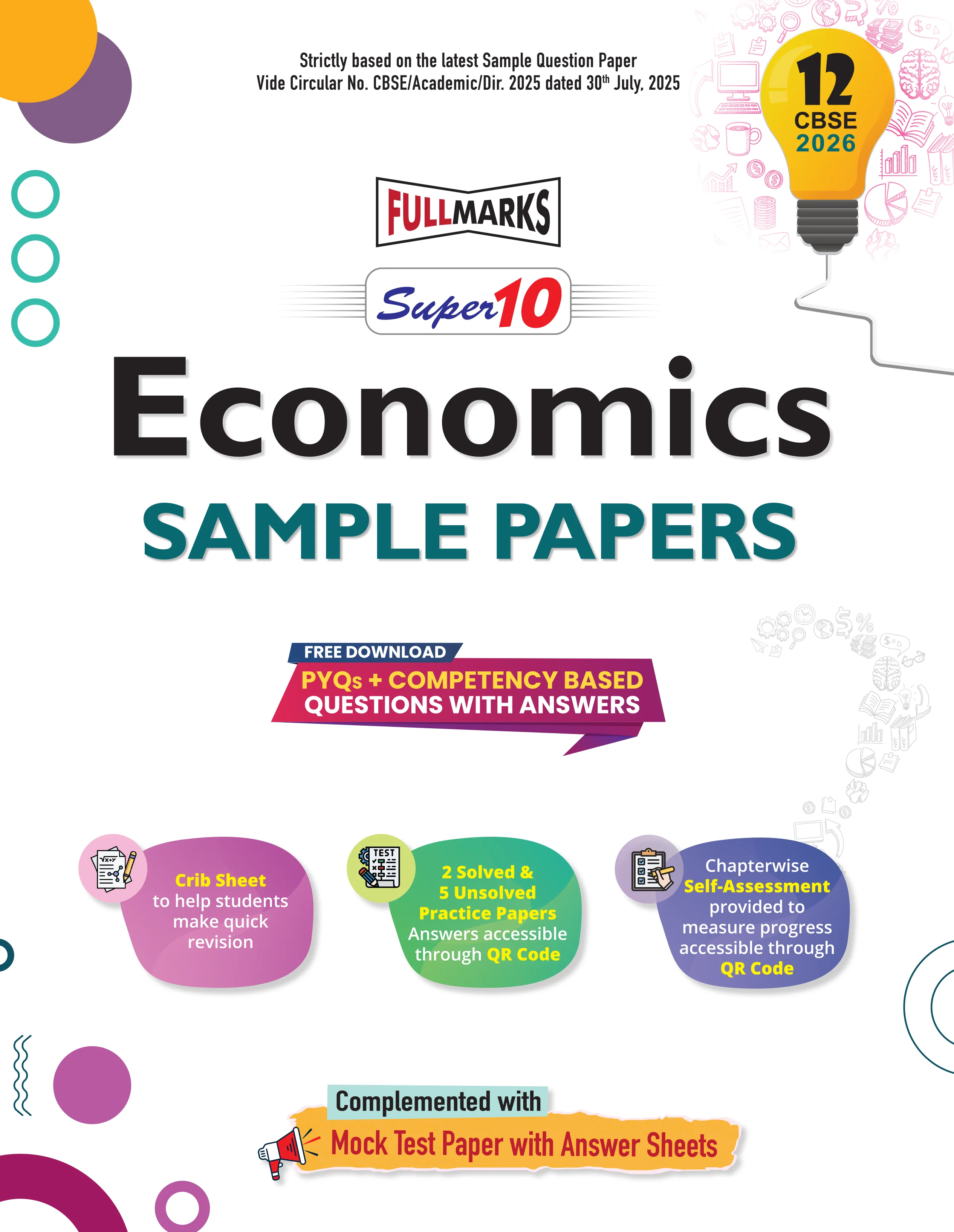 Full Marks Super 10 Sample Paper Combo of 5 for Class 12 – History + Political Science + English Core + Economics + Mathematics | Latest Sample Papers for CBSE 2026 Exam - Image 5