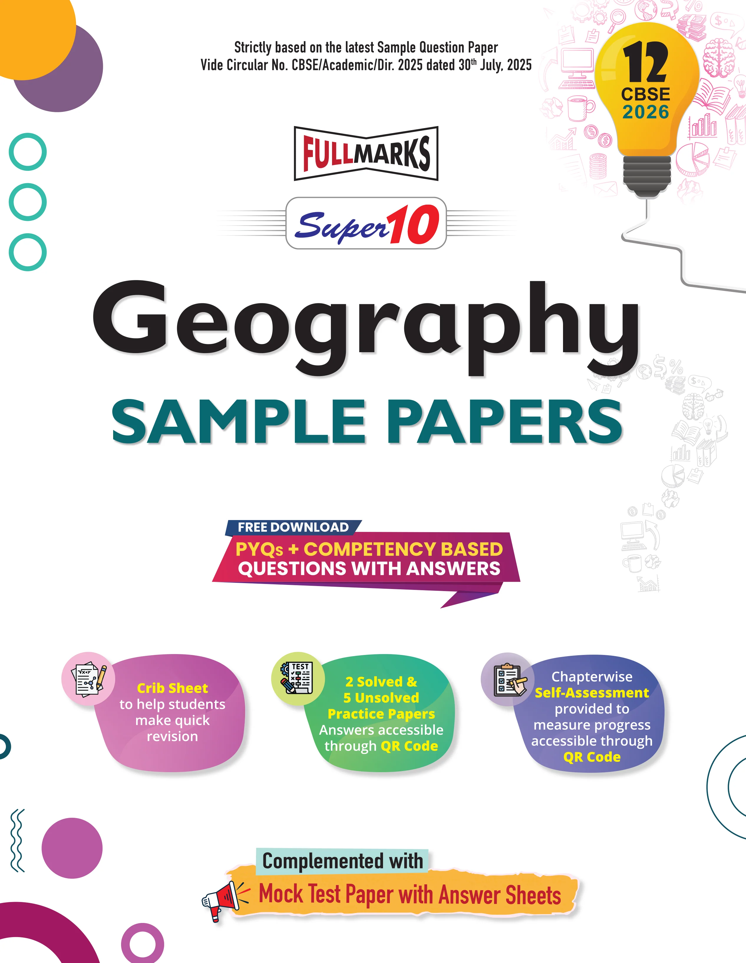 Full Marks Super 10 Sample Paper Combo of 3 for Class 12 – History + Political Science + Geography | Latest Sample Papers for CBSE 2026 Exam - Image 4