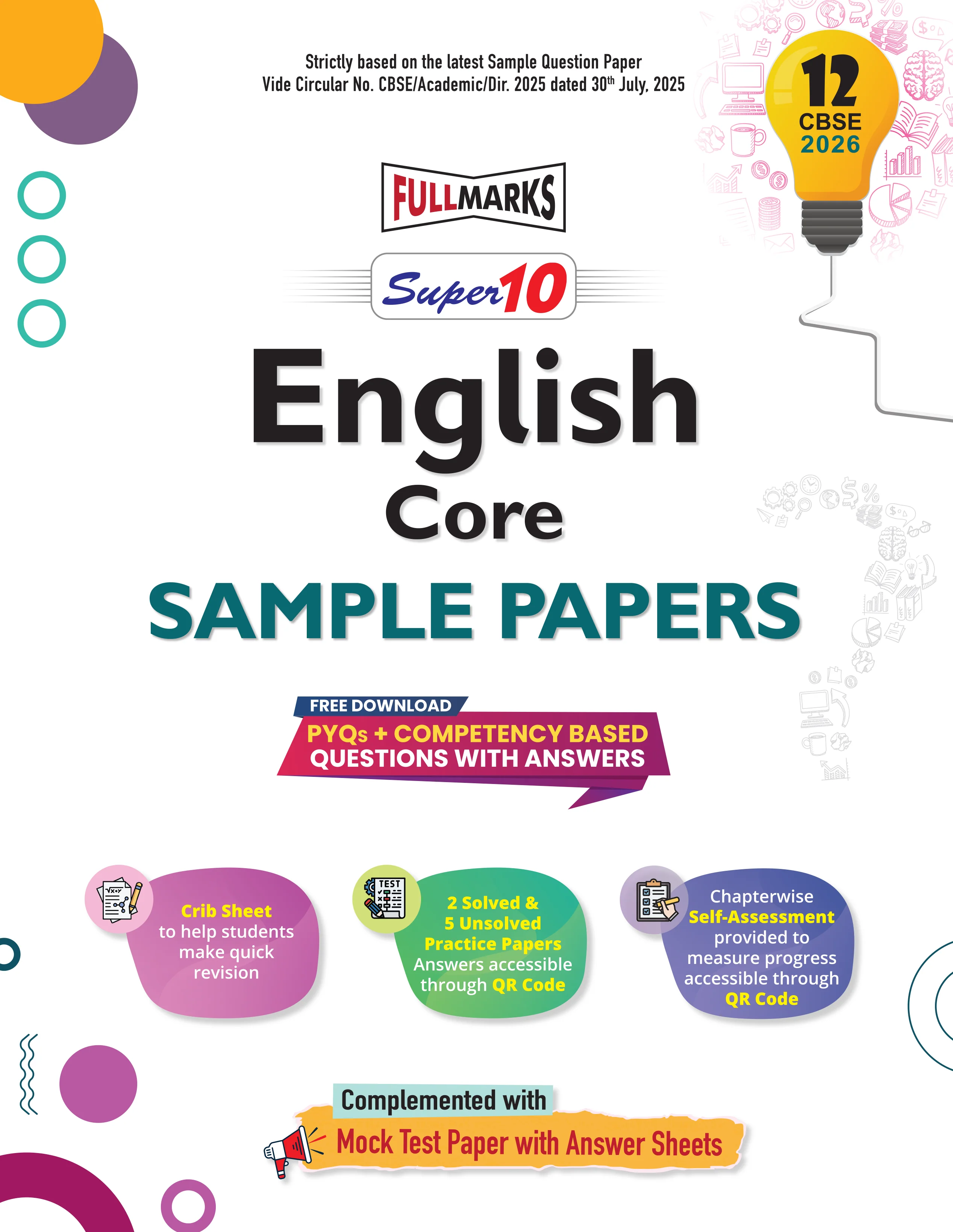 Full Marks Super 10 Sample Paper Combo of 3 for Class 12 – Physics + Chemistry + English Core | Latest Sample Papers for CBSE 2026 Exam - Image 4