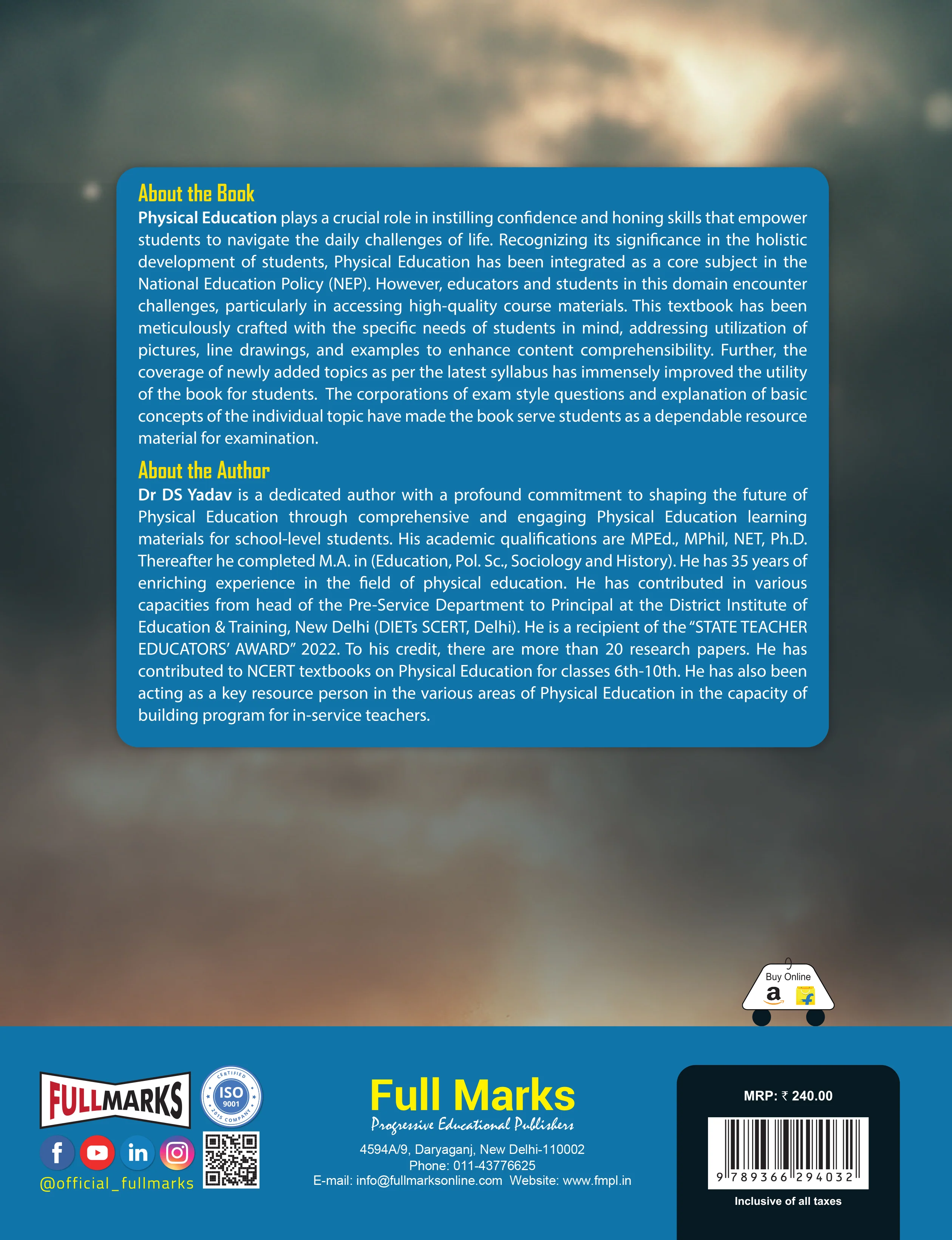 Full Marks Sharirik Shiksha Textbook for Class 12 | Based on the Latest CBSE Syllabus | Subject Code 048 - Image 2
