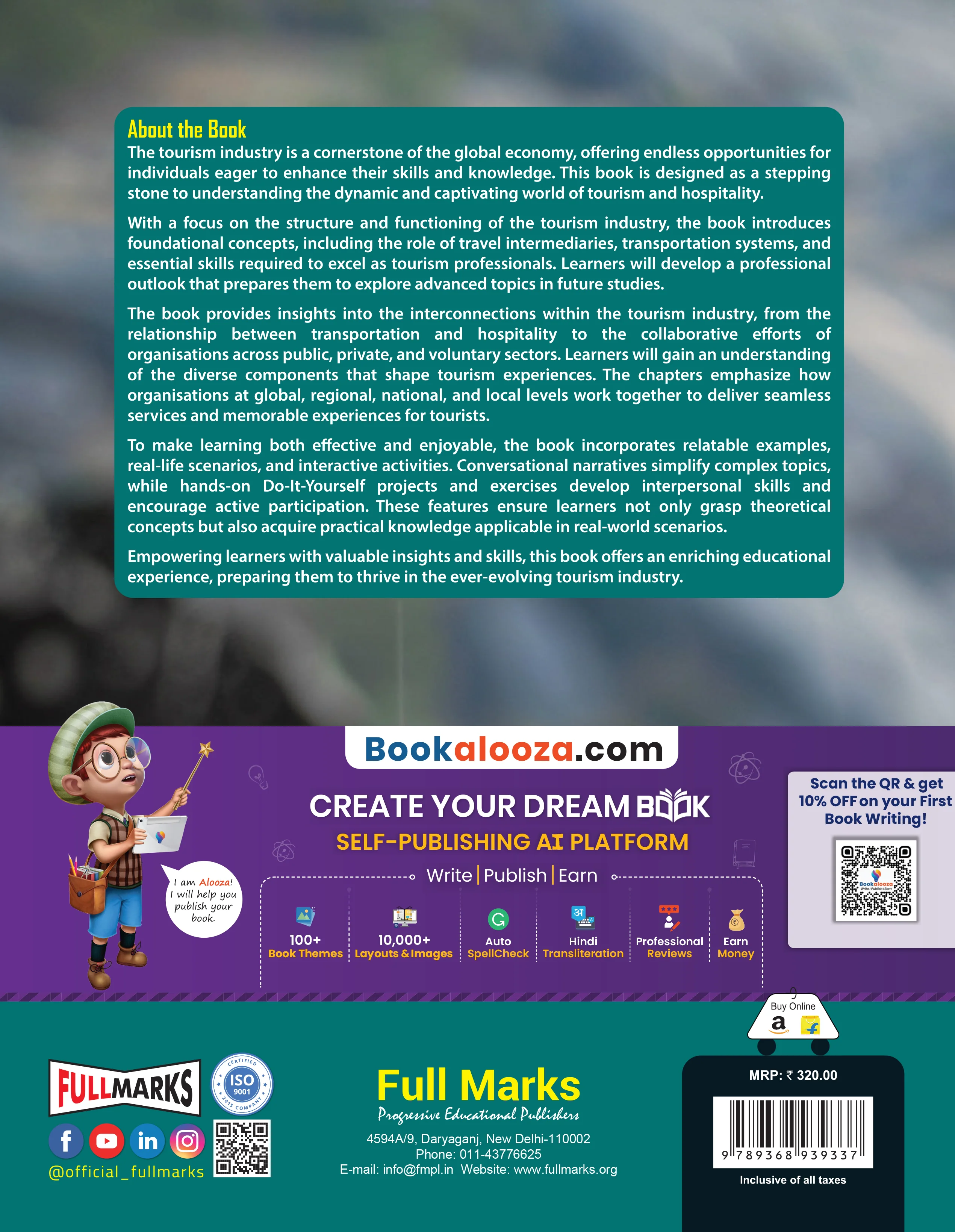 Full Marks Tourism Skill Education Textbook for Class 8 | Subject Code 909 - Image 2